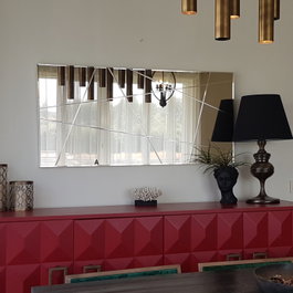 Hanah Home Espejo de Bronce NSTLA309y